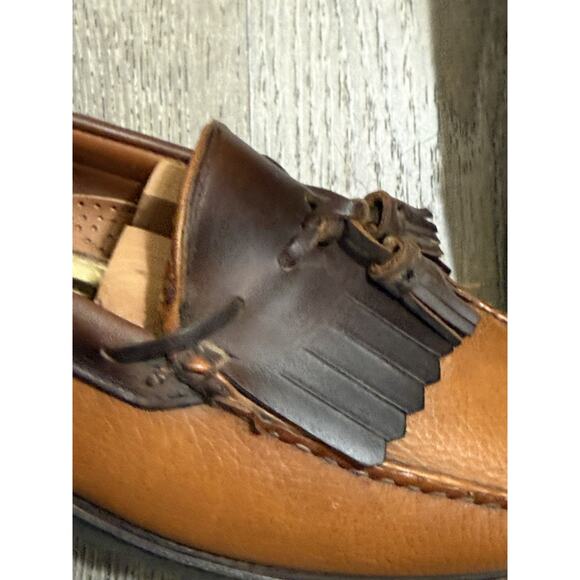 Allen Edmonds Nashua Tassel Loafer Brown Leather Shoes Men 13 W/wood Shoe Trees main image 6
